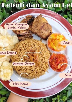 Foto resep Nasi Kebuli, Ayam Kebuli dan Acar Nanas