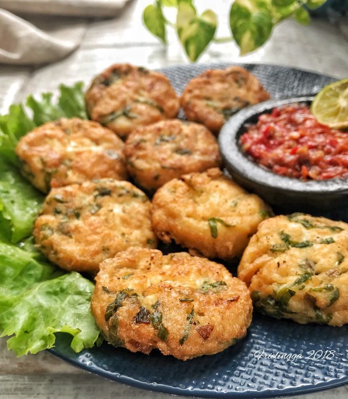 Foto resep Perkedel tahu bayam
