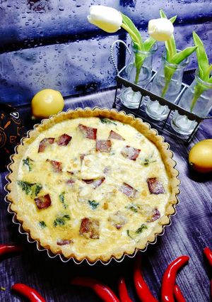 Foto resep CLASSIC QUICHE LORRAINE  #ketopad_cp_AnekaPieKeto