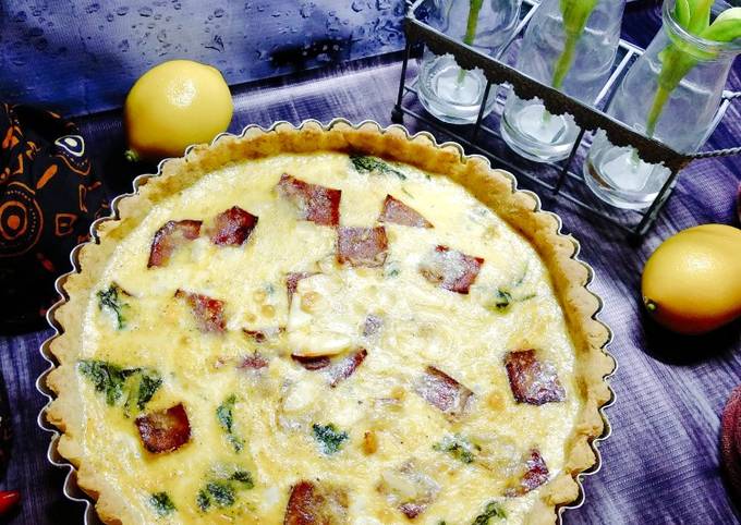 CLASSIC QUICHE LORRAINE  #ketopad_cp_AnekaPieKeto