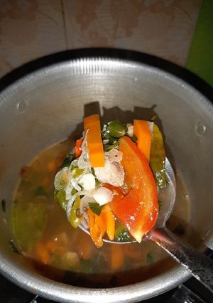 Foto resep Sayur daging samnis (asam manis)