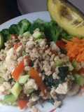 Almuerzo 0 carbs, alto en proteína