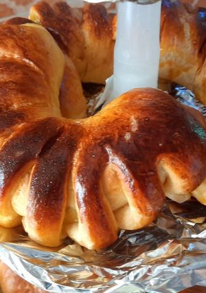 صورة لوصفة خبيزات بحشوة الدجاج والخضار 😋😋