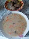 Sopa de crema de alverja