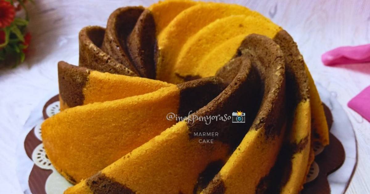 Resep Marmer Cake Dijamin Nikmat dan Mudah