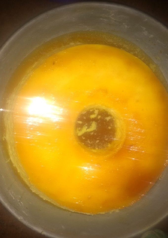 Una foto de Flan casero