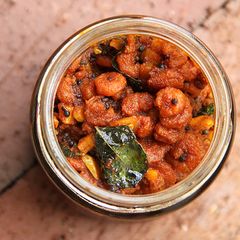 Chemmeen Achar - Kerala Style Prawns Pickle A picture of Chemmeen Achar - Kerala Style Prawns Pickle.