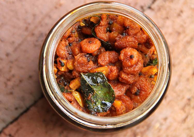 Recipe of Speedy Chemmeen Achar - Kerala Style Prawns Pickle