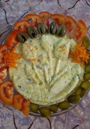 عکسی از دستور سالاد الویه رژیمی