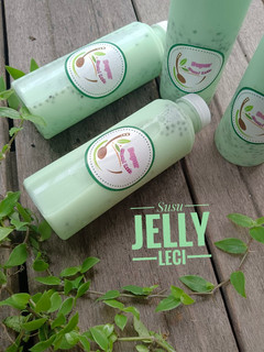 Foto resep Susu Jelly Leci menyegarkan 🤤