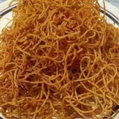 A picture of Besan bhujiya.