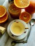 Narancsos, mézes torma tea