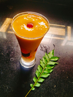 A picture of Sugar Free Mango Lassi Healthy Mango Lassi 😋.