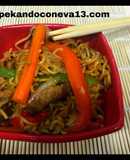 Fideos yakisoba