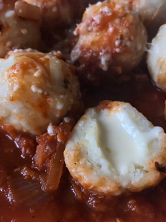 Una foto de Ñoquis de puré instantáneo RELLENOS!!