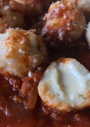 Una foto de Ñoquis de puré instantáneo RELLENOS!!