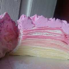 รูปของ Mille crepes fuchia ombre