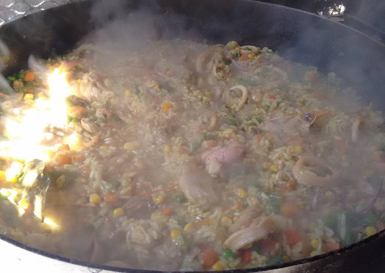 Paella al disco
