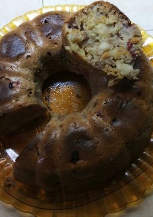 Una foto de TORTA CON FRUTAS Y CEREALES 💪💪💪