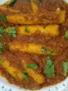 பேபி கார்ன் கிரேவி செய்முறை முக்கிய புகைப்படம்