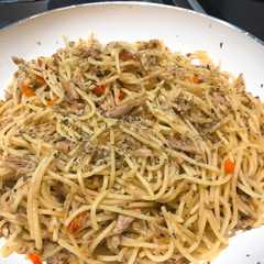 รูปของ Spaghetti Tuna aglio olio simple & super yummy 👌
