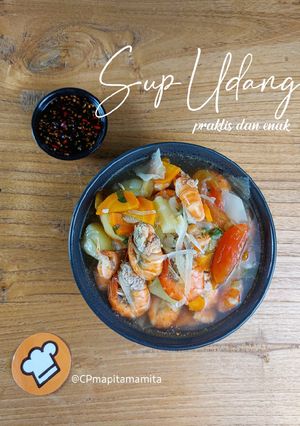 Foto resep Sup Udang Sayur praktis