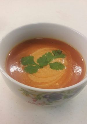A picture of Sweet and cream soup.