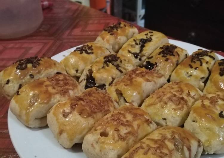 Resep: Bolen pisang coklat keju berasa susu banget🤤 Untuk Jualan