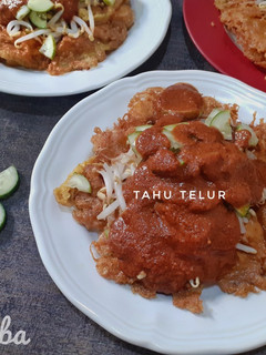Foto resep Tahu Telur sambal kacang