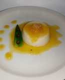 Panna cotta de coco con cullis de piña 🍍