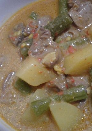 Foto resep Ati masak santan