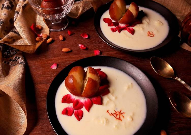 Step-by-Step Guide to Make Super Quick Homemade Gulab jamun in rabri