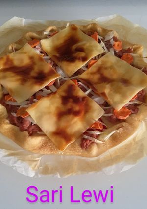 Foto principal de Pizza de carne picada de pollo