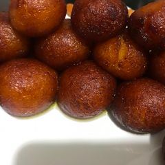 Gulab jamun (milk powder) A picture of Gulab jamun (milk powder).
