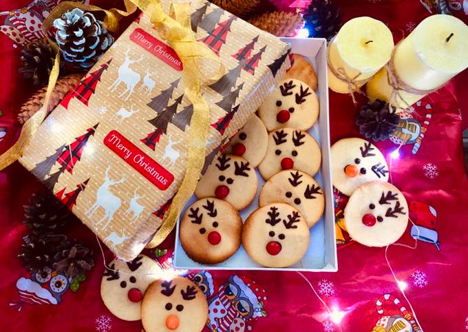 Рождественское печенье «Олень Рудольф»