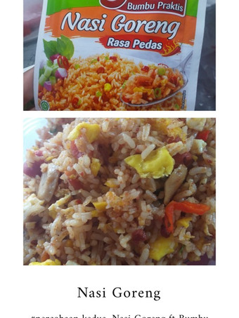 Resep Nasi Goreng ft Bumbu Sajiku (rasa Pedas) #2, Menggugah Selera