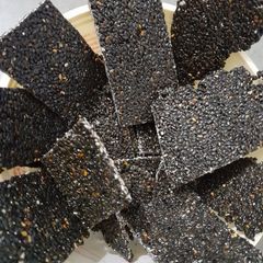 A picture of Black sesame Chikki.