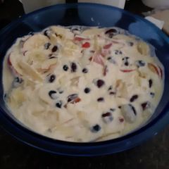 A picture of Creamy Cheesecake Fruit Salad GF.
