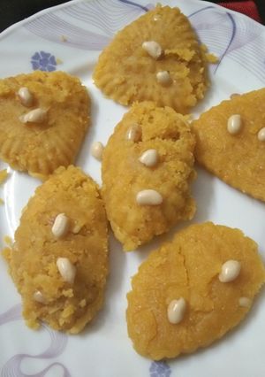 A picture of Besan Ka Barfi.