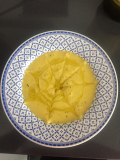 Una foto de Crema de calabacines