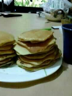 Una foto de Pancakes americanos