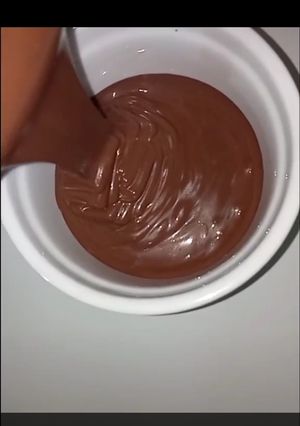 صورة لوصفة شوكولاتة الطلي 🤎🍫