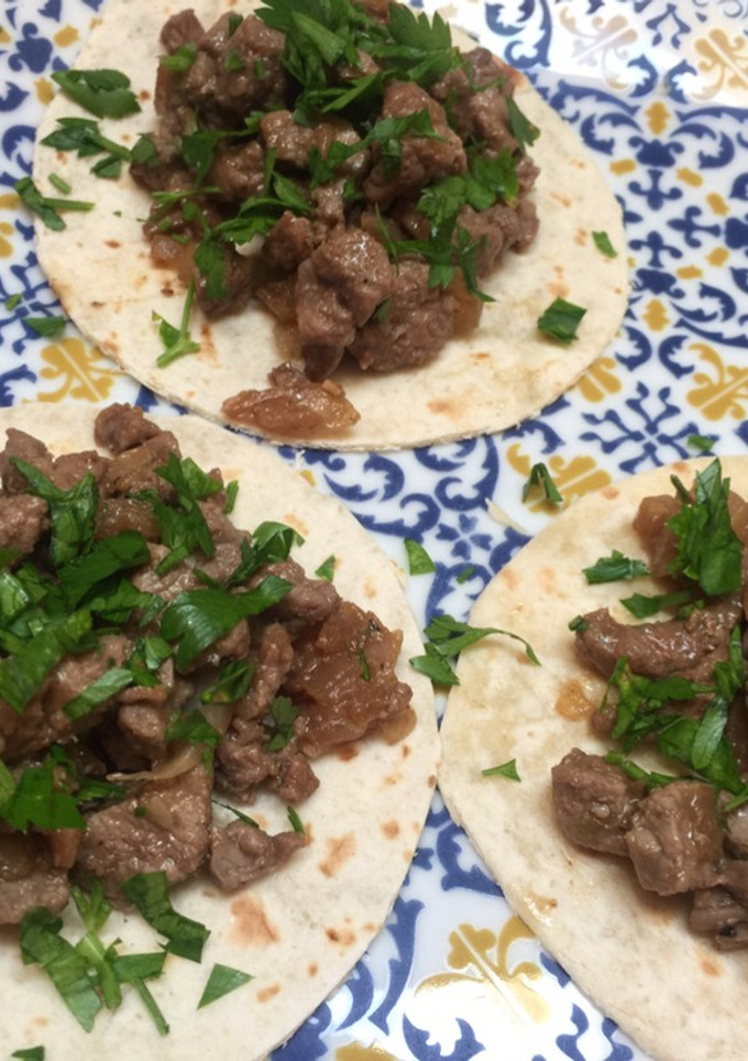 Una foto de Tacos de asada de ternera