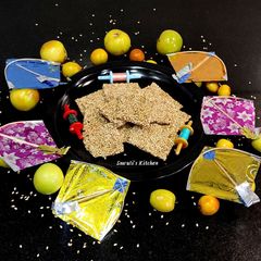 Til Papdi Til Gud Patti Til Chikki A picture of Til Papdi Til Gud Patti Til Chikki.