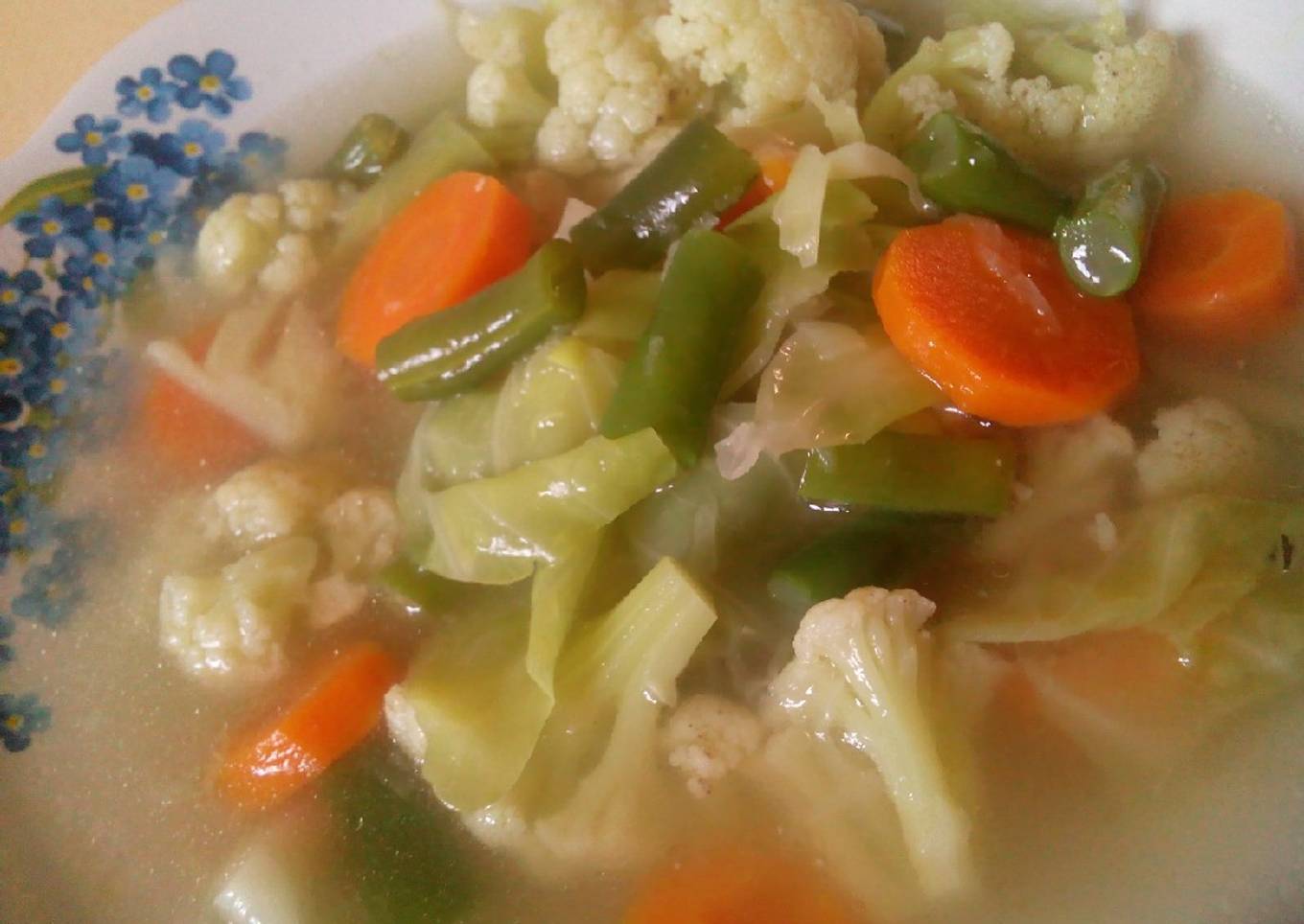 Sup Sayuran Bening #5 - Resep Pertama Saya