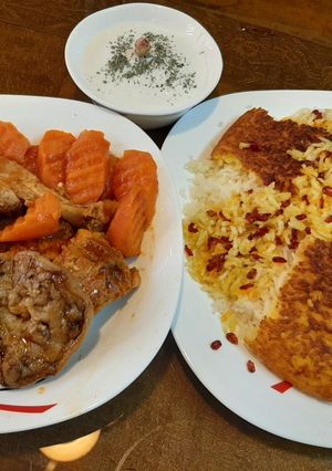عکسی از دستور زرشک پلو مرغ مجلسی