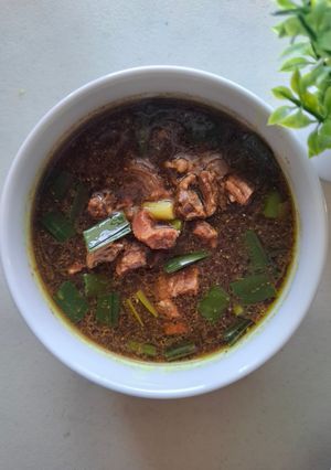 Foto resep Rawon Daging Hitam Pekat Gurih 🖤🍲