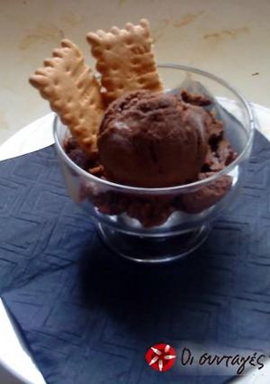 A picture of Double chocolate granita.