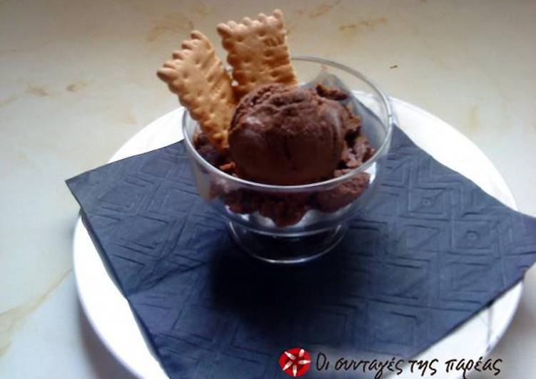 Steps to Make Quick Double chocolate granita