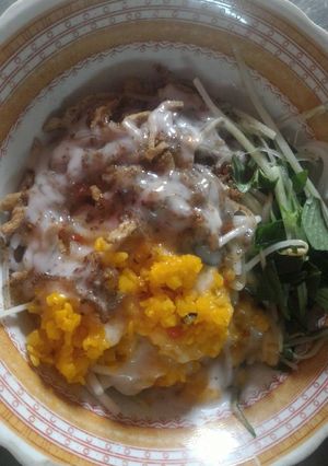 Hình của món Bánh tằm bì chay.